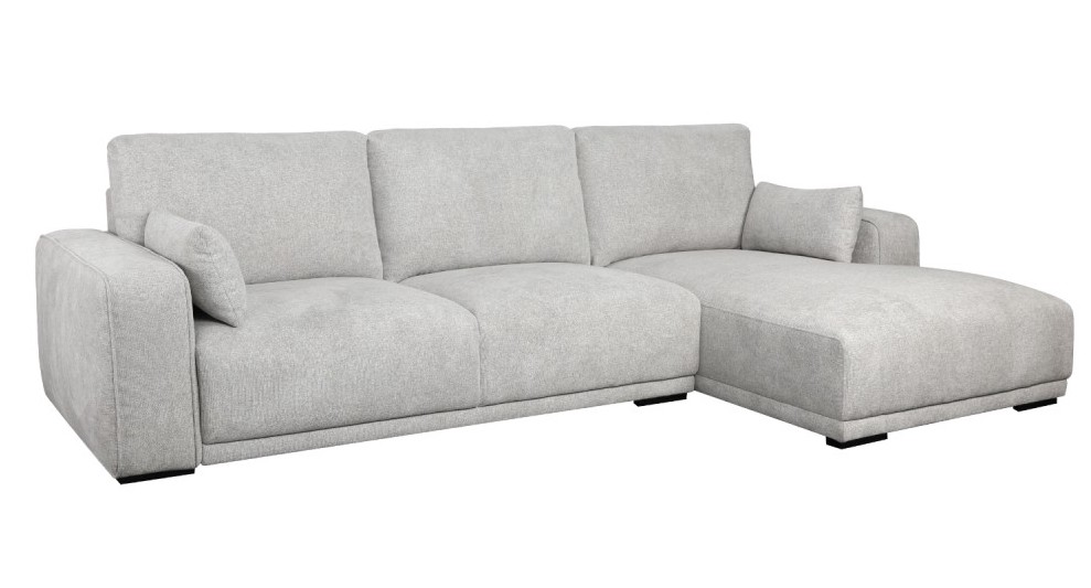 Santa Monica Sofa med Chaiselong til Højre - Grå Møbelstof