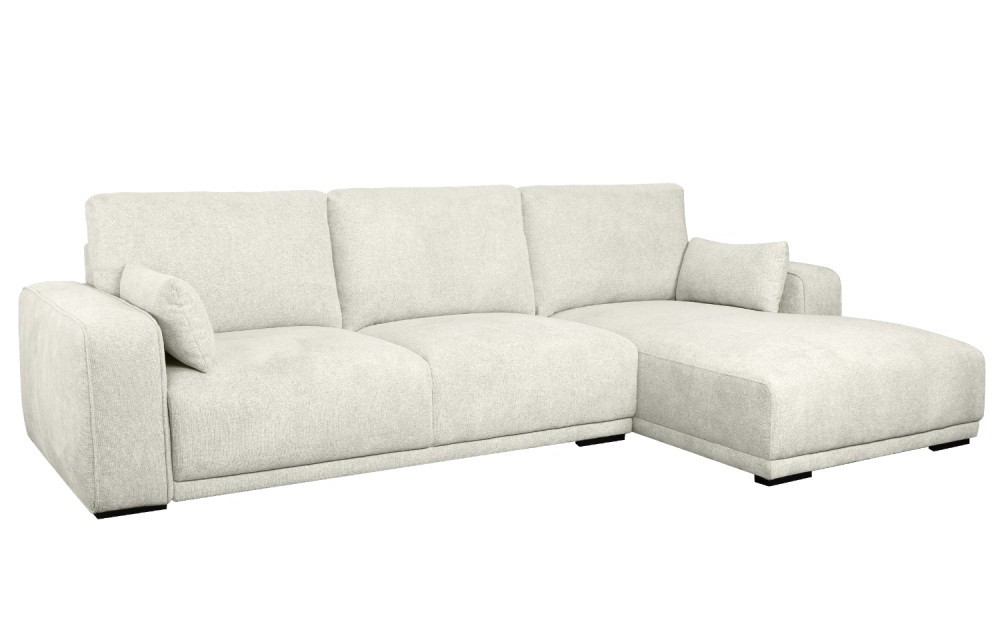Santa Monica Sofa med Højre Chaiselong i Creme - Tilbud!