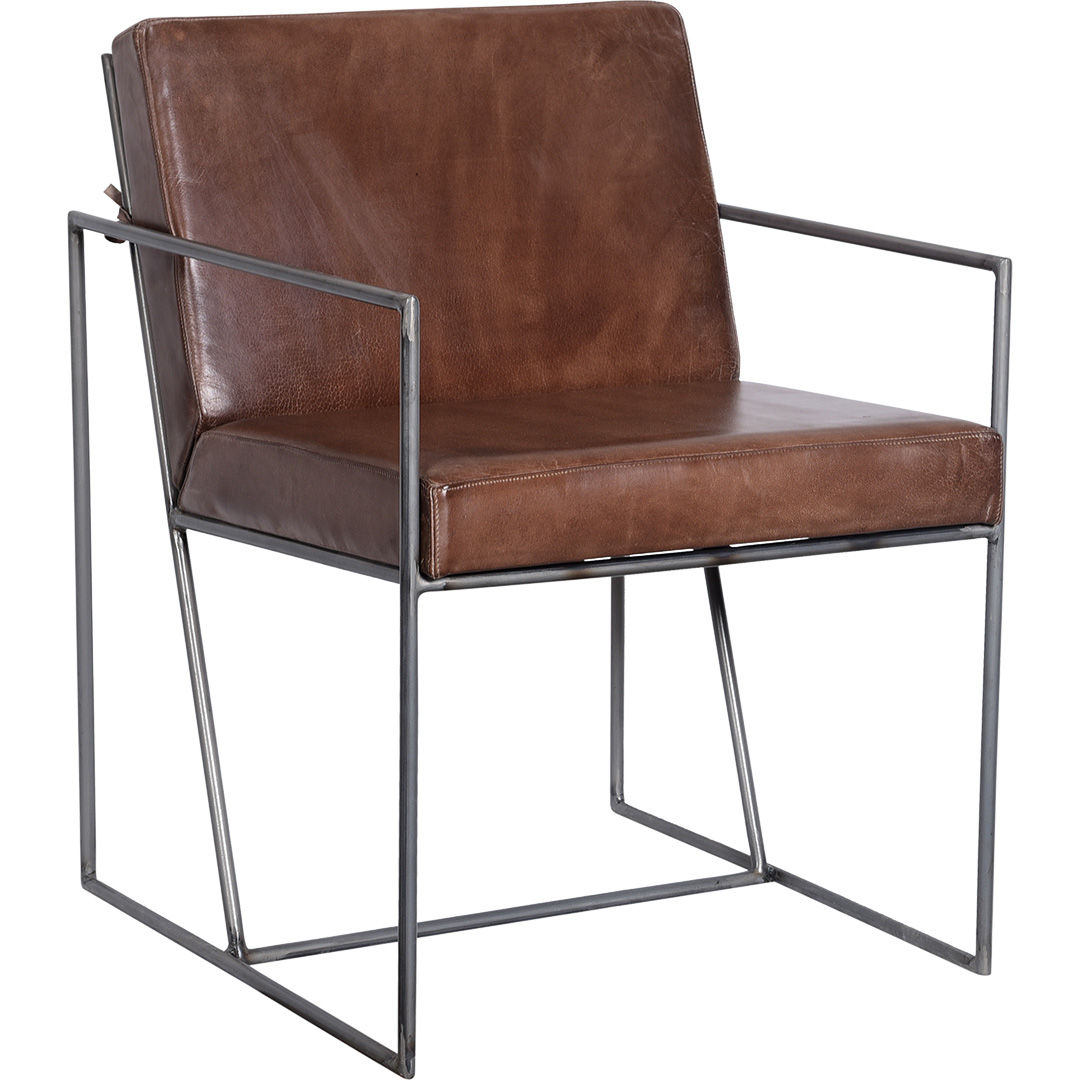 Moore Læder Loungestol - Elegant Minimalistisk Design