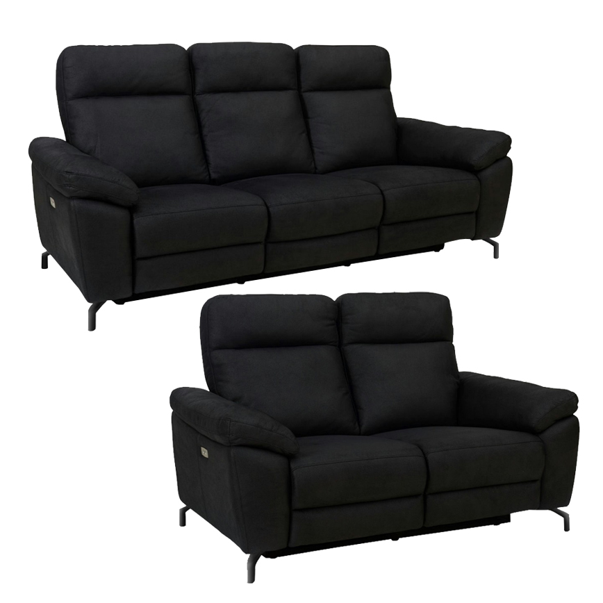 Selesta 2-personers sofa i sort stof - Begrænset antal!