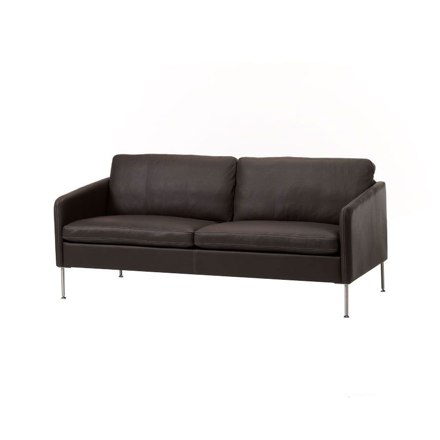 Sling 5pers Sofa 175cm Sort Luxus Læder