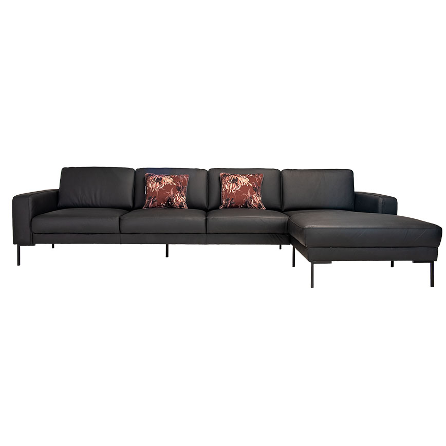 Construct Sofa Sort Læder