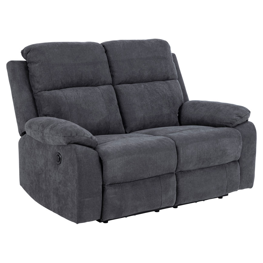 Mora 2-personers sofa med motoriseret reclinerfunktion - Mørkgrå