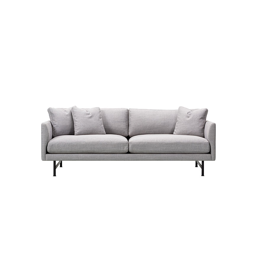 Calmo Seater Sofa Sunniva 242 Stel: Sort Metal
