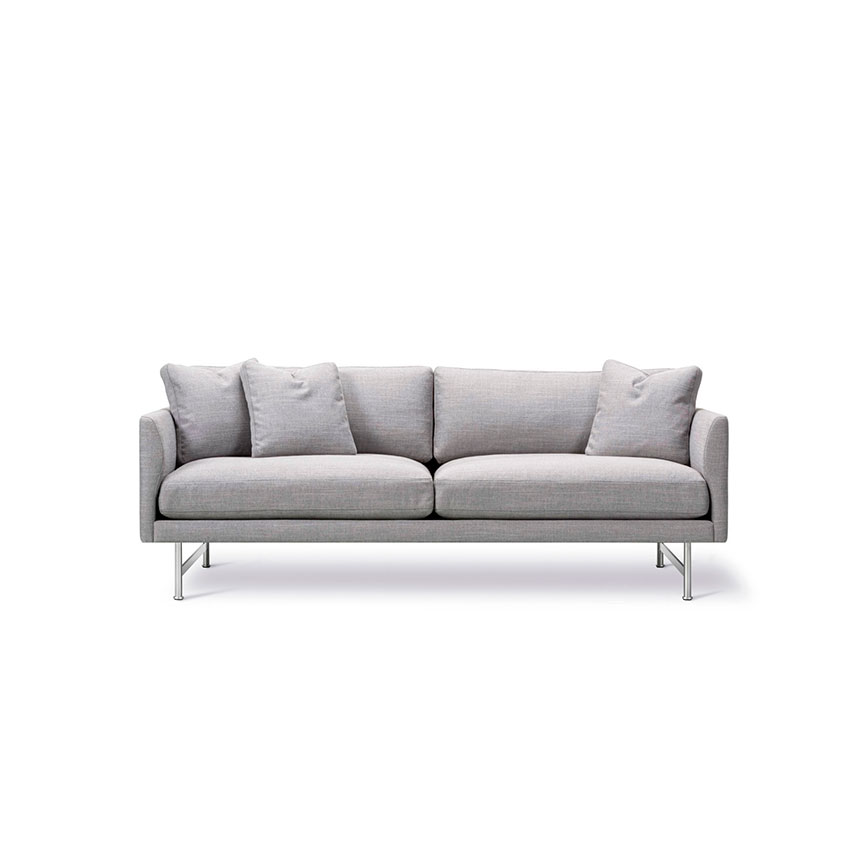 Calmo Seater Sofa Sunniva 242 Stel: Mat Chrome
