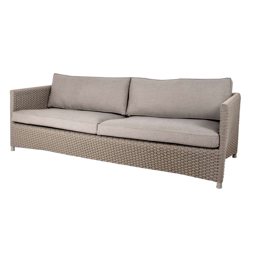 Diamond 3-personers Sofa i Taupe - Skarp Pris!