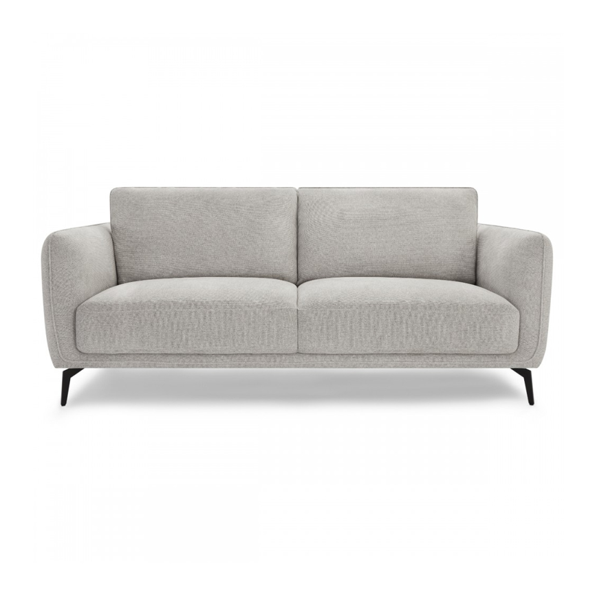 Selena 3-personers sofa i gråt stof - Fantastisk tilbud!