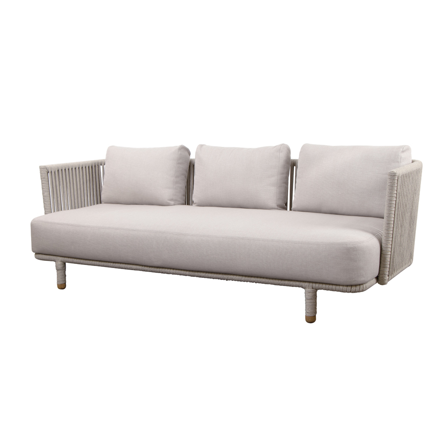 Elegant udendørs sofa i rosa fra Cane-line - Skarp pris!