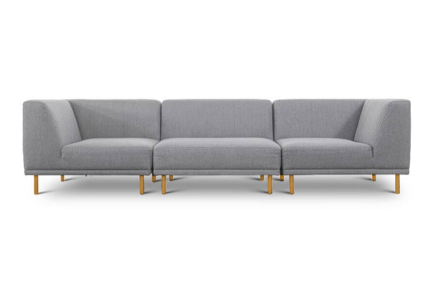 Elegant Paris modulsofa til 3 personer – Stilfuld fleksibilitet