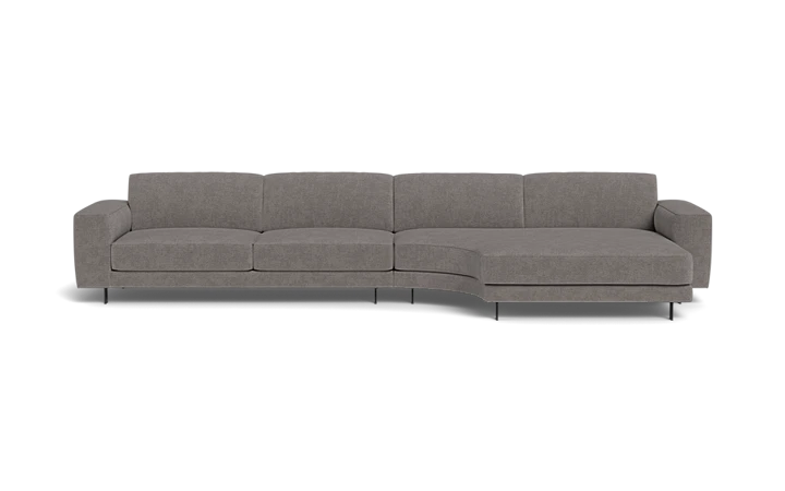 Samba Day Sofa med Rund Chaiselong - Grå Udsalg!