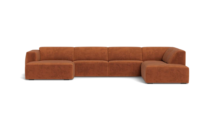 Gardenia Sofa med Chaiselong - Brun Elegance til Dit Hjem
