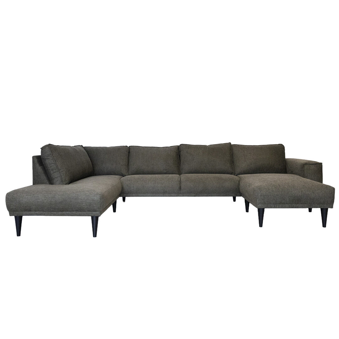 Hjort Knudsen Scott Sofa Brego 3593 i Grøn – Moderne U-sofa