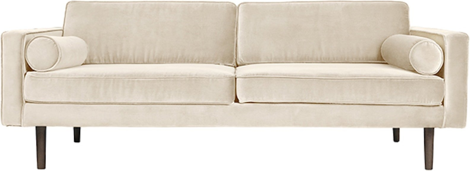 Personers Sofa Broste Copenhagen Wind Sandfarvet 100 Polyester 200x88x74