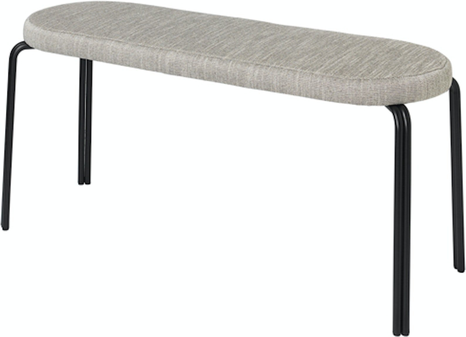 Personers Sofa Broste Copenhagen Oda L110 Tekstil Sort Elegant Design åndbar Komfort