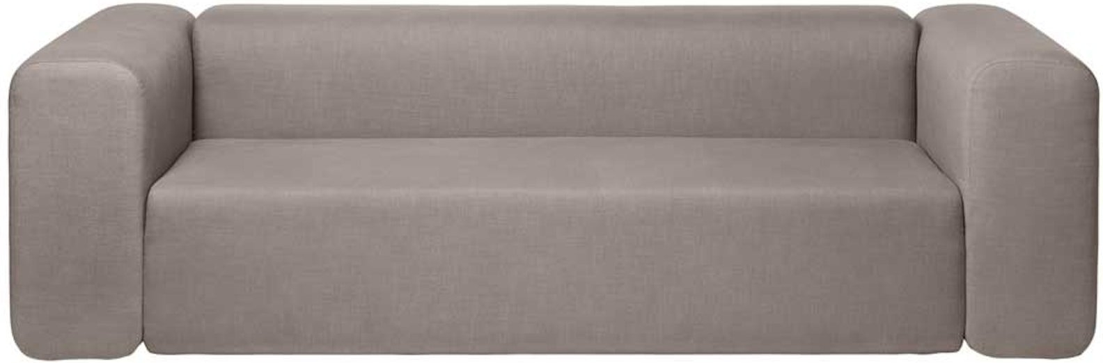 Personers Sofa Broste Copenhagen Lagoon Grå Stof L240xd90xh70