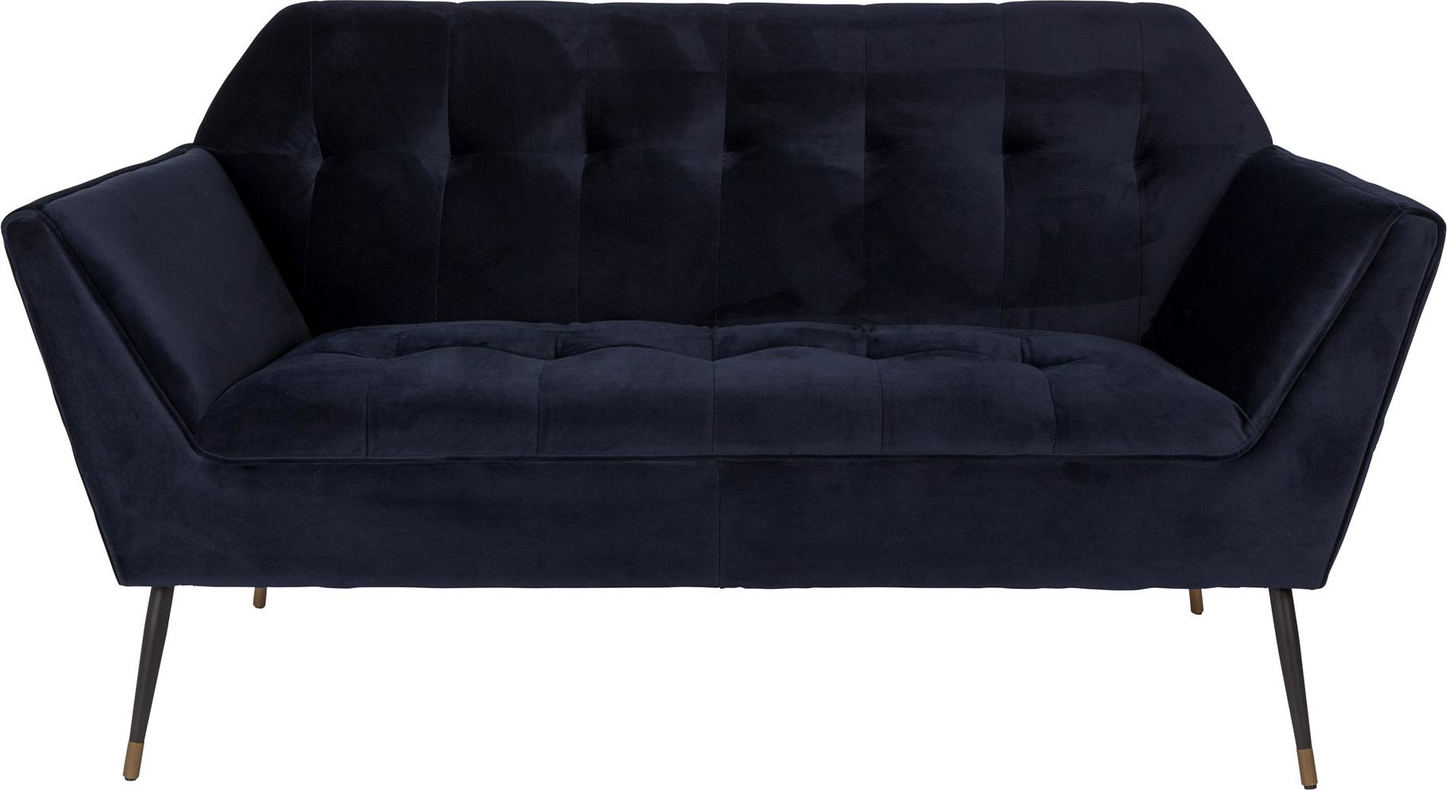 Elegant mørkeblå to-personers sofa fra Dutchbone