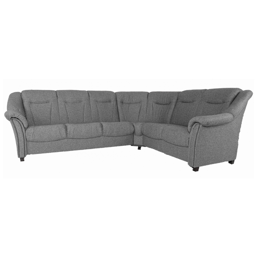 Holstebro Højrygget Sofa i Grå Stof - Komfort til Hverdagen