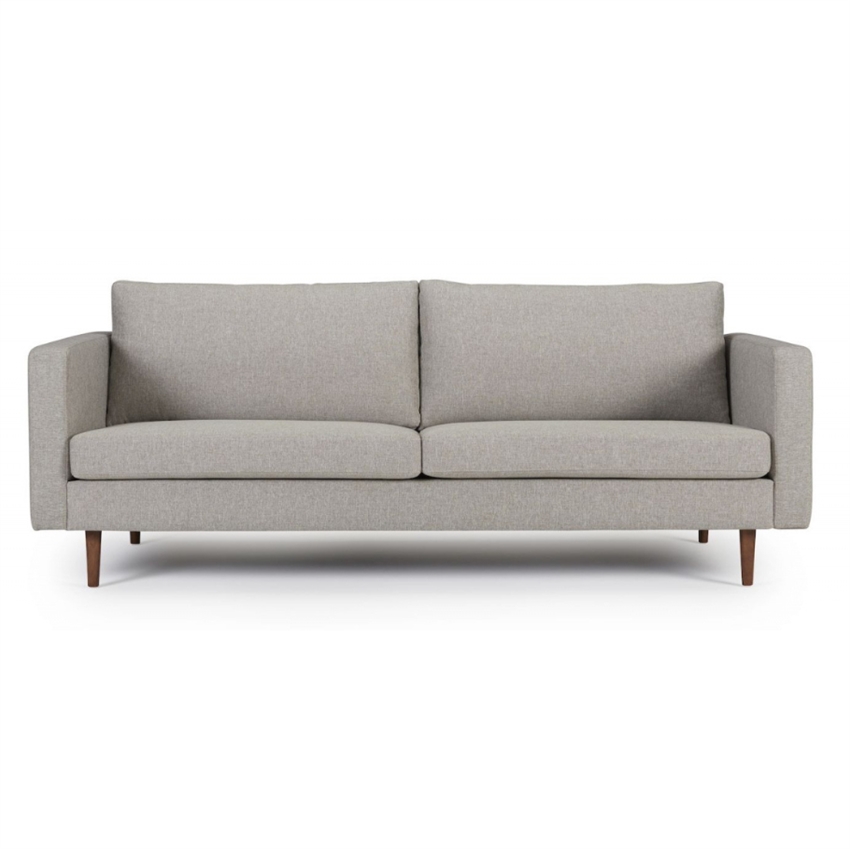 Linea 3-personers sofa i sandfarvet - Tidløs elegance!