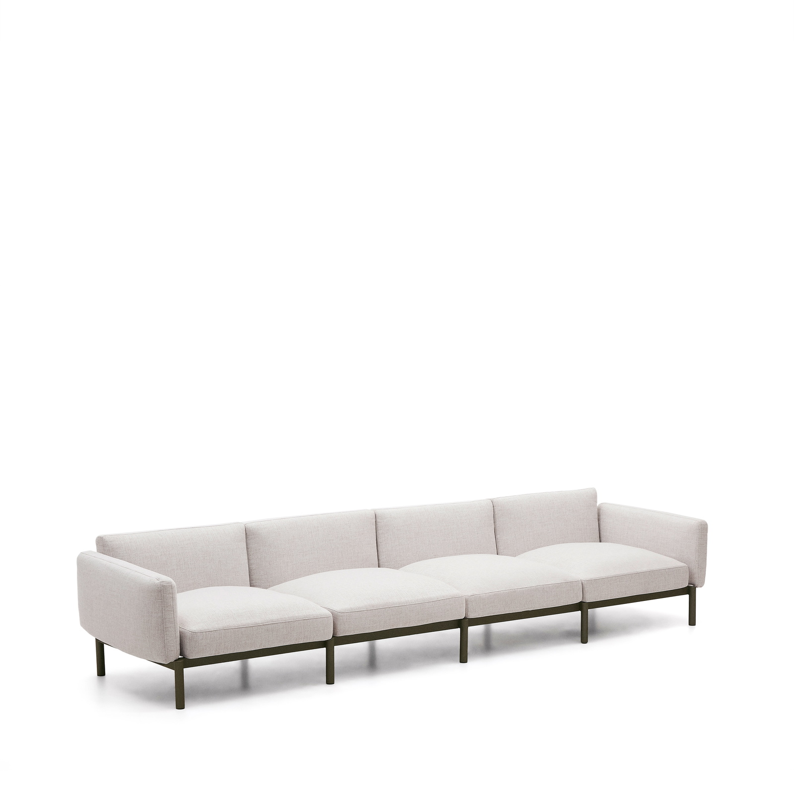 Udendørs Sofa Kave Home Sorells Made Studio Sæders Modulsofa Loungesofa 370 Ekru Aluminium