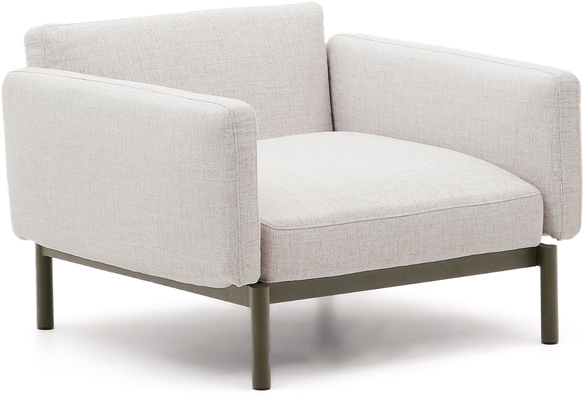 Elegant Beige Loungesofa til Udendørsbrug fra Kave Home