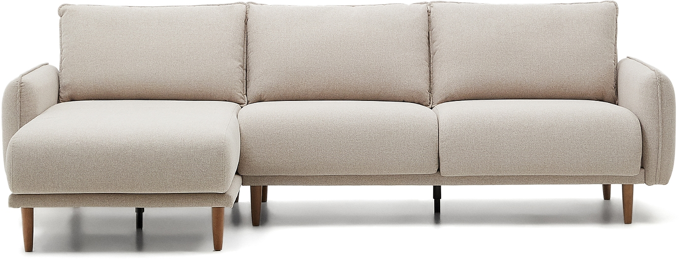 Carlota Chaiselong Sofa fra Kave Home – Beige Elegance
