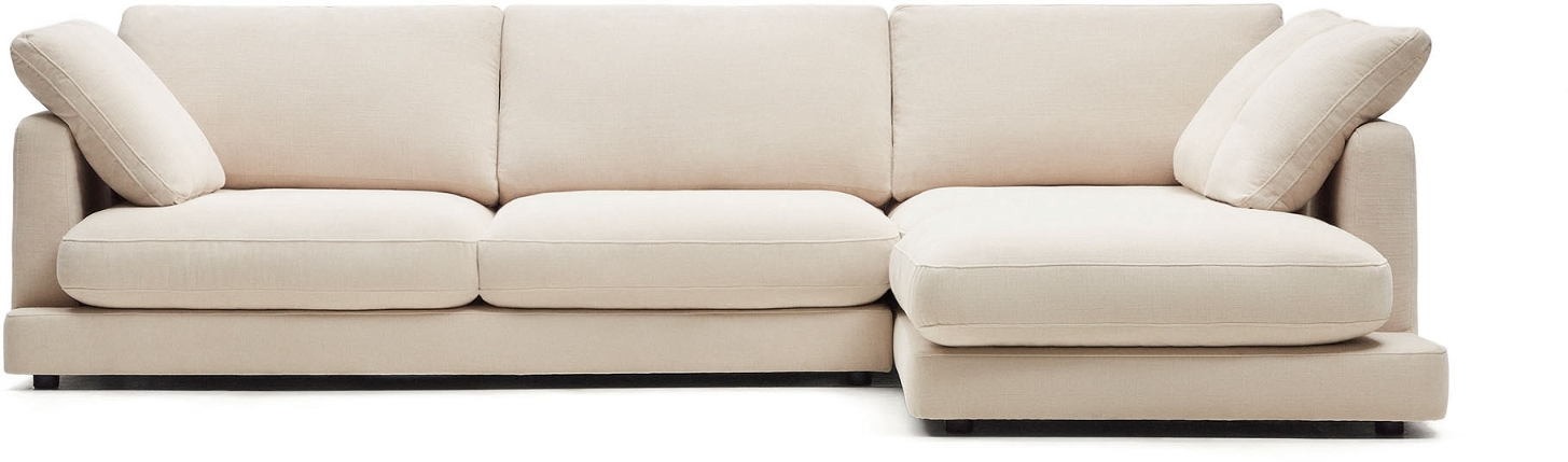 Højrevendt Beige Chaiselong Sofa – Gala Model fra Kave Home