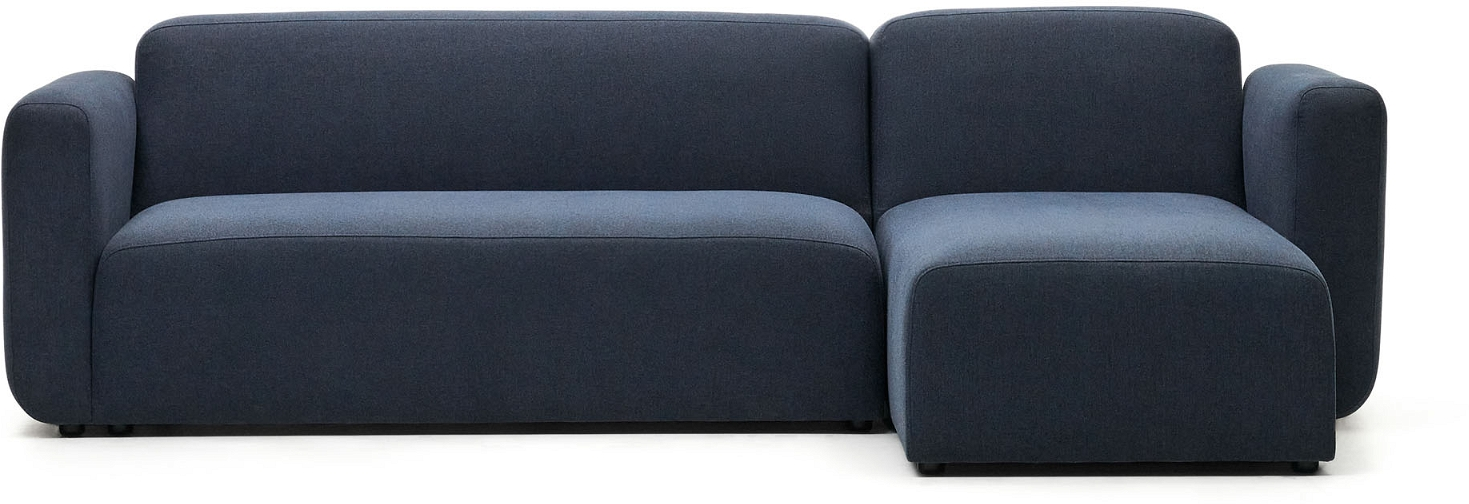 Modulær Højrevendt Chaiselong Sofa i Blå - Stilfuld Komfort
