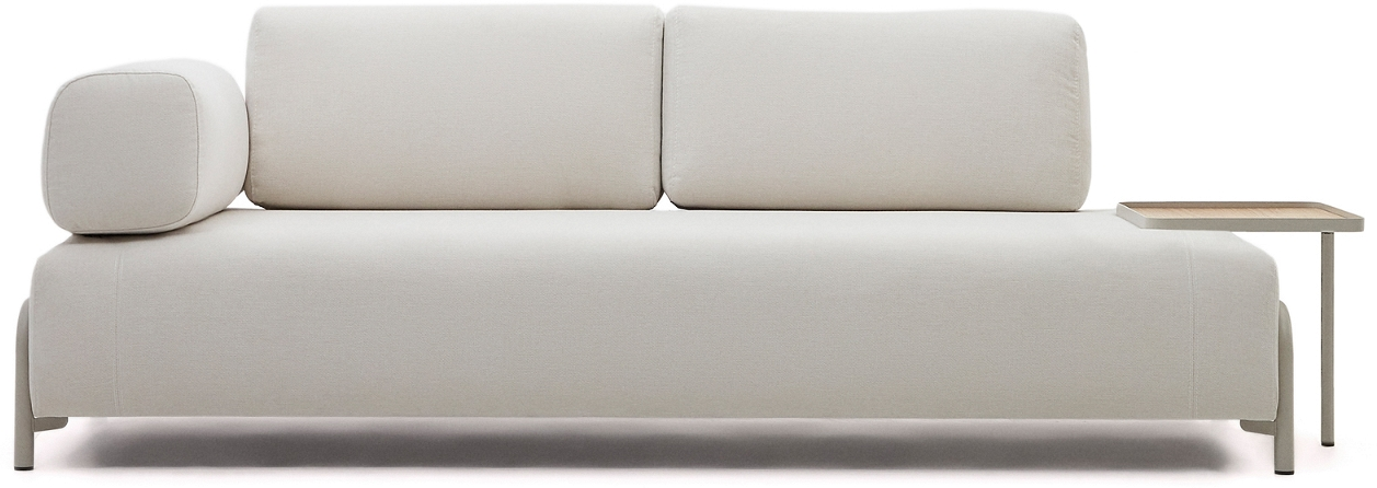 3-Personers Beige Sofa Compo – Minimalistisk Designtilbud
