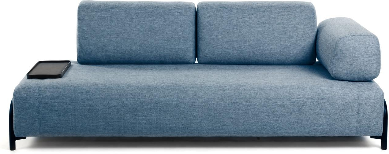 Kave Home Compo Sofa til 3 personer – Blå, Nordisk Design