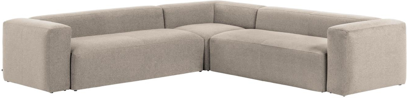 Moderne Beige Hjørnesofa fra Kave Home - Pletafvisende Design