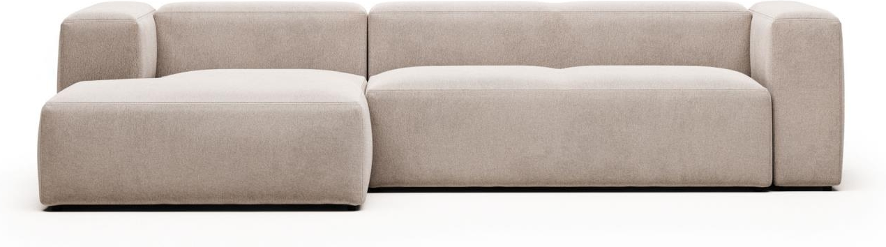 Moderne Beige Chaiselong Sofa – Elegant og Funktionel