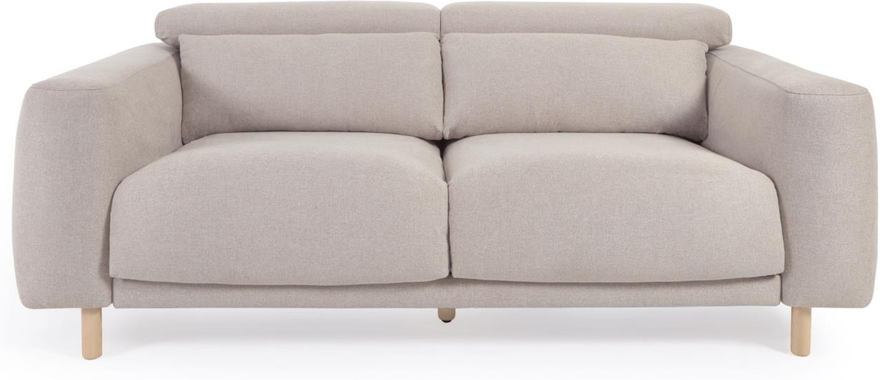 Moderne beige 3-personers sofa fra Kave Home - Stil og Komfort!