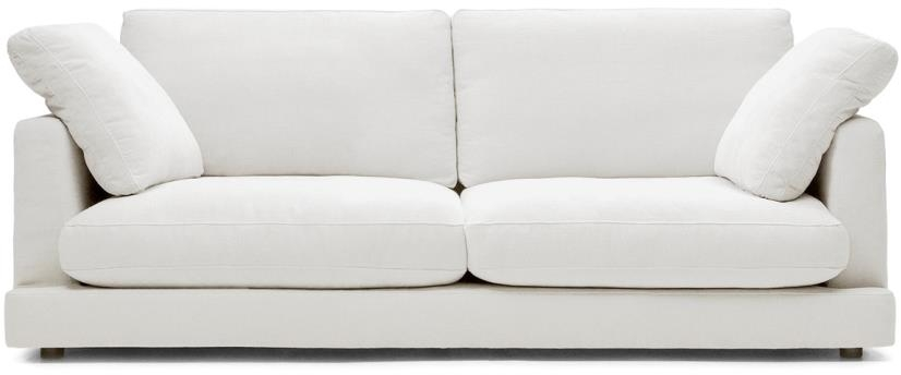 Gala Sofa fra Kave Home - Hvid Antibakterielt Stof