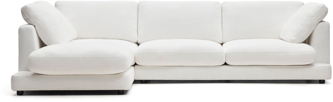 Rustik Hvid 4-Personers Lounge Sofa – Antibakteriel Komfort