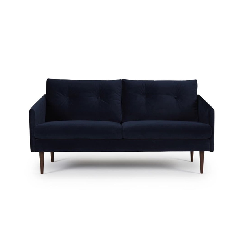 Elegant 2,5 Personers Sofa i Mørkeblå fra Nordly