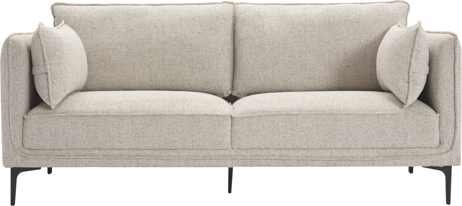 Nordlys Nuuk 2-personers Sofa i Grå Stof - Skandinavisk Design