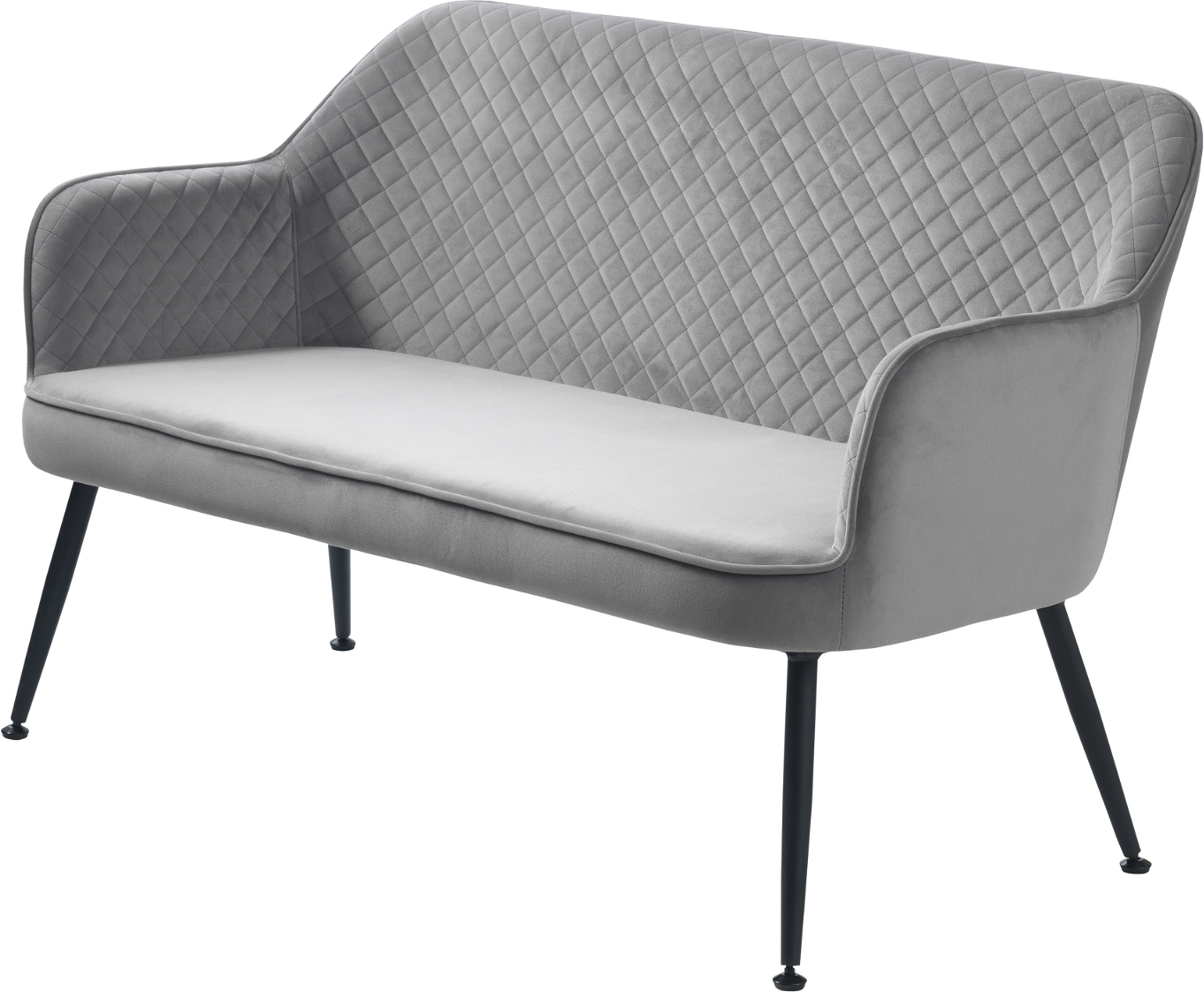 Lounge Sofa Nordique Design Berrie Gråt Fløjl 128 5 5