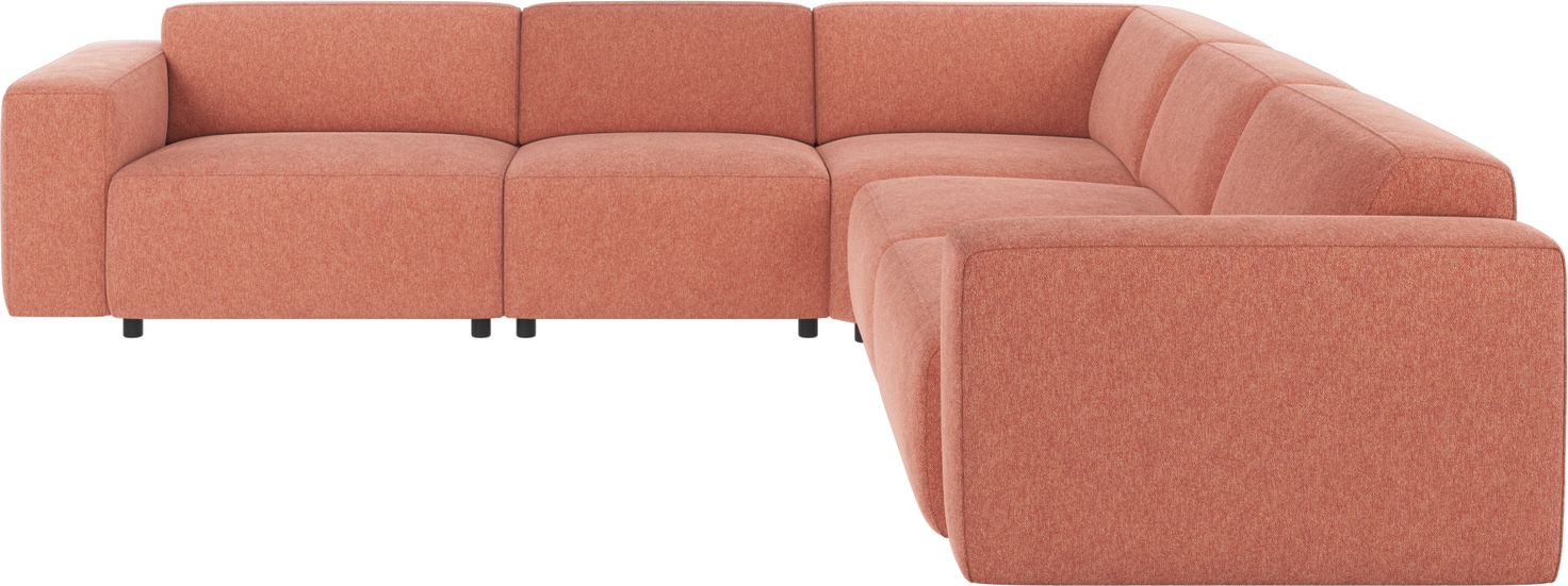 Hjørnesofa Rowico Willard Modulopbygget Sofa Rød Brenda Stof 297 297