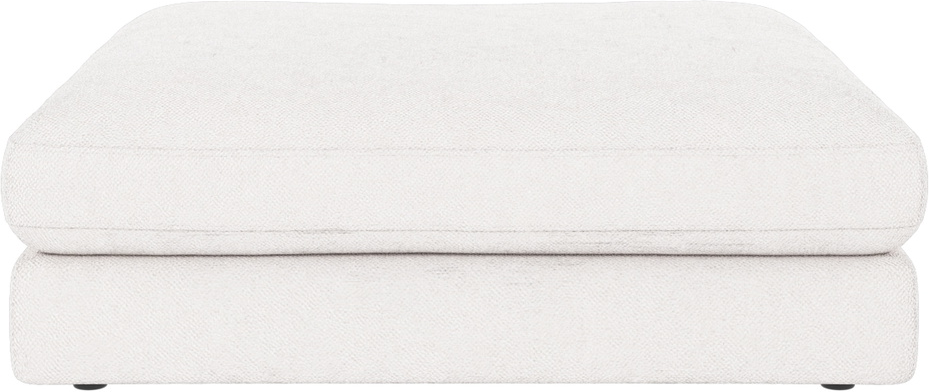 Elegant Hvid Fodskammel - Nordisk Design til Stuen