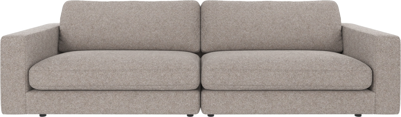 Elegant grå 3-personers sofa med skandinavisk design