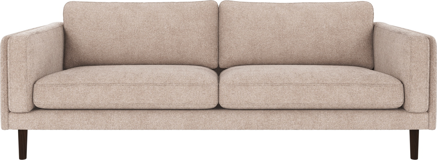 Personers Sofa Rowico Braden Nordisk Design Lys Beige Lakerede Egetræsben 216x87x78
