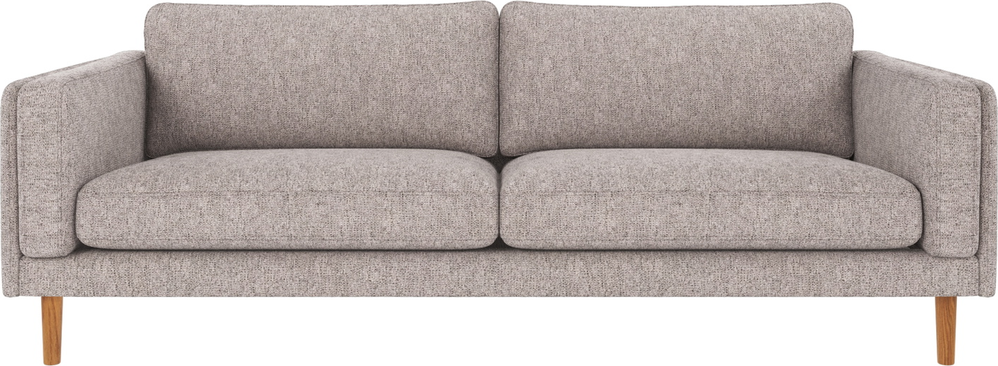 Personers Sofa Rowico Braden Skandinavisk Design Gråt Max 180 Stof Med Egetræsben B216d87h78