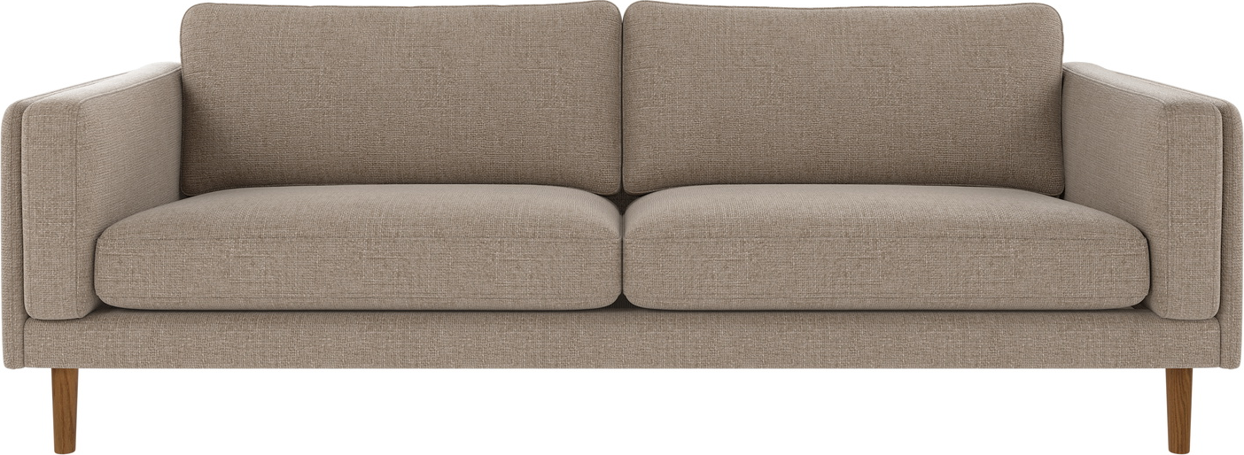 Personers Sofa Rowico Braden Grå Beige Polyester Med Fsc Certificeret Egetræsramme