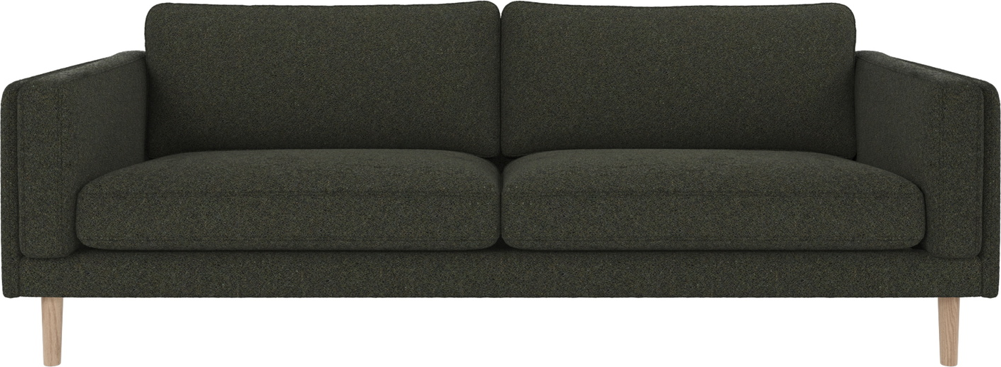 Personers Sofa Rowico Braden Grøn Alice Stof Hvidkalket Træramme Fsc Mix B216 D87 H78