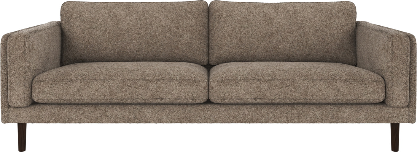 Personers Sofa Rowico Braden Anna Stof Mørk Beige B216xd87xh78