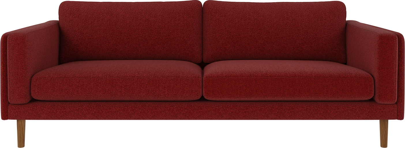 Personers Sofa Rowico Braden Anna Polyester Rød Fsc Mix 216x87x78