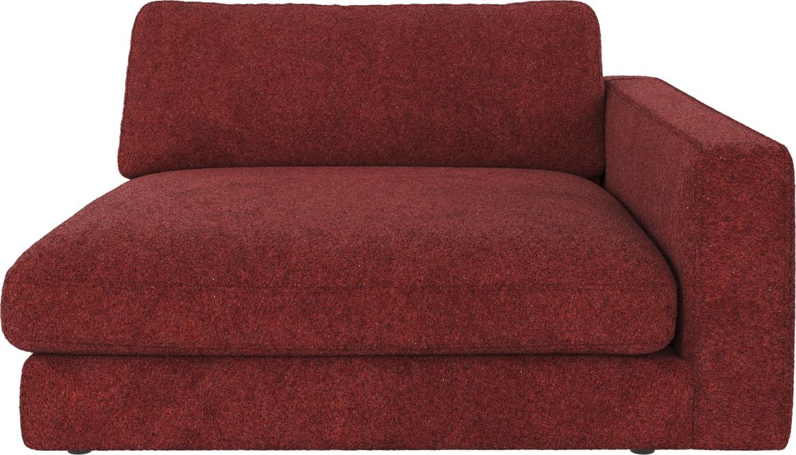 Modul Til Byg Selv Sofa Rowico Duncan Højre Armlæn Rød Anna Polyester
