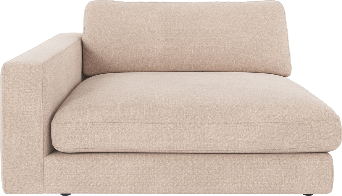 Venstre Armlæn Modul Til Byg Selv Sofa Rowico Duncan Rita Lysebeige 100 Polyester H78b129d150