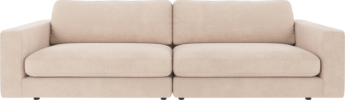 Personers Sofa Rowico Duncan Lysebeige Rita 100 Polyester Stof Nordisk Komfort Med Zigzag Fjedre Koldskum