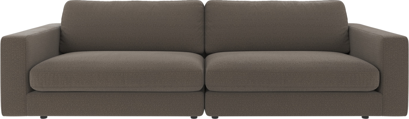 Personers Sofa Rowico Duncan Mellemgrå Rita Polyester Skandinavisk Design Slidstærkt Stof Zigzag Fjedre Koldskum Fsc Certificeret Ramme
